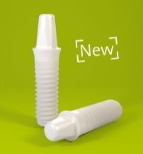 Photo of ceramic dental implants